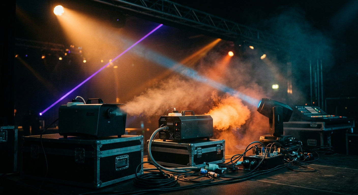 Hazer vs Fogger: Diferencias en Producción de Eventos