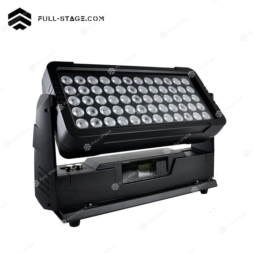 مصباح LED متحرك برأس غسل احترافي 60x10 وات IP65 RGBW 4 في 1