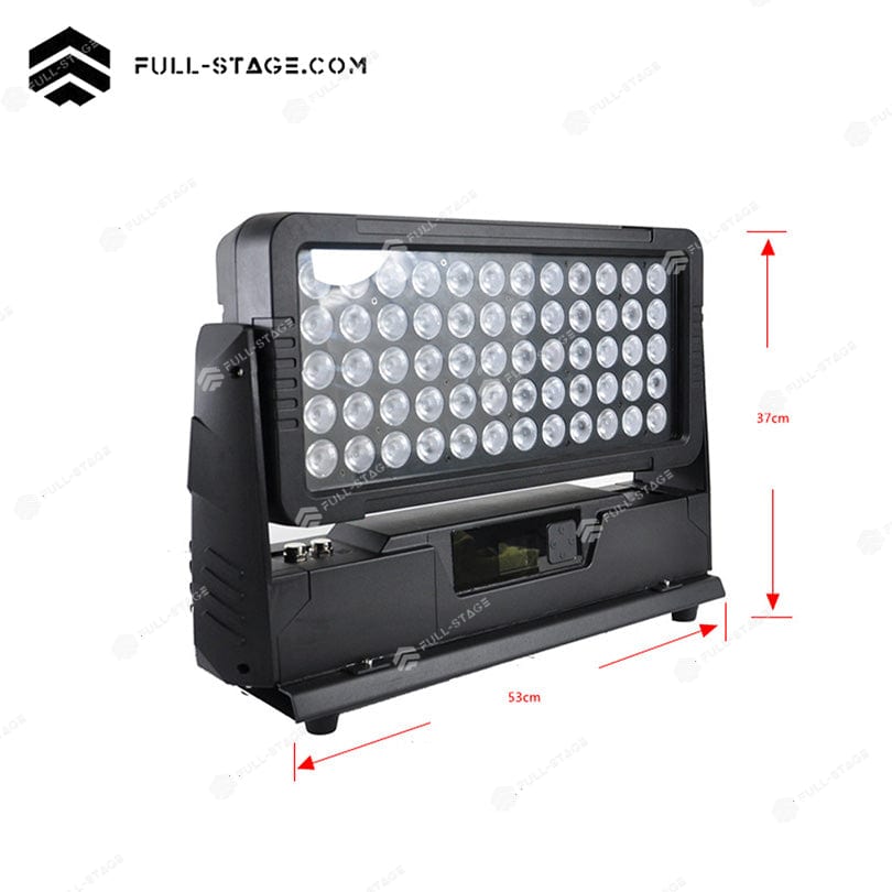 مصباح LED متحرك برأس غسل احترافي 60x10 وات IP65 RGBW 4 في 1 - مصباح الغسيل - Imagen 10 مصباح LED متحرك برأس غسل احترافي 60x10 وات IP65 RGBW 4 في 1 - Full-Stage