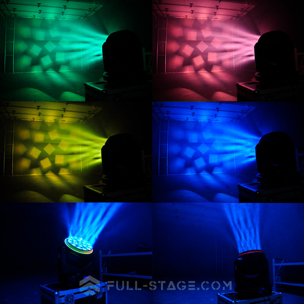 19x40W LED Moving Head Wash Light – RGBW Rotating Mirror