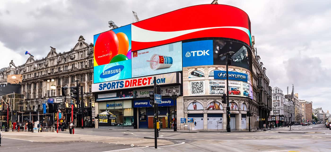 Pantalla led publicitaria exterior P5 de Full-Stage