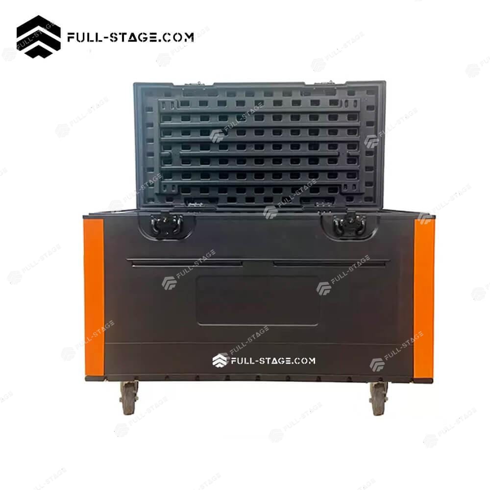 Flight Case Plastic ProPack 5 in 1 - Flight Case - Imagen 2 Transporta con confianza: Nuestros Flight Cases plásticos garantizan la seguridad de tus pantallas LED P3, P2, P1 durante el transporte. - Full-Stage