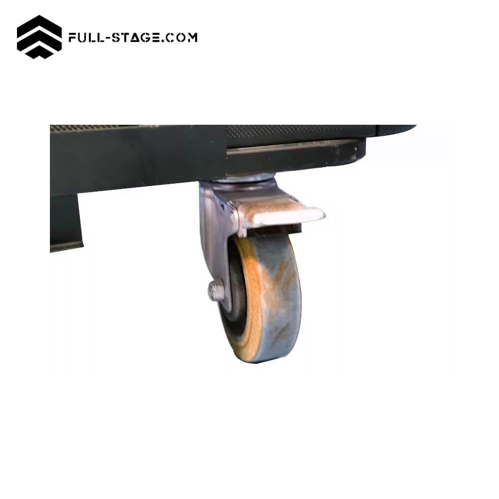 Ruedas para flight cases Full-Stage para pantallas led