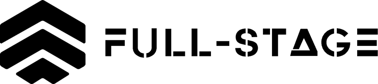 Logotipo de la Tienda Online Full-Stage.com, Proveedor Líder en América en productos para la producción  de eventos y escenarios