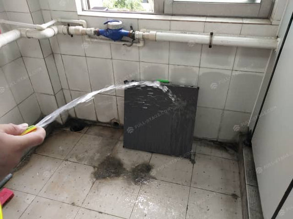 Prueba de agua — cara frontal