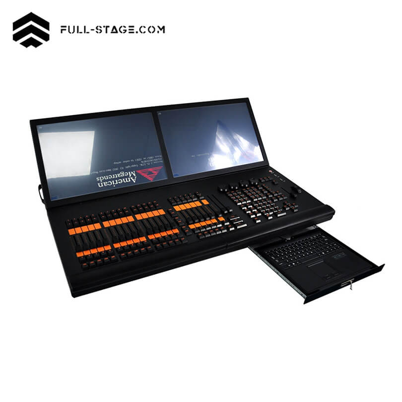 Consola de Iluminación Profesional de Escenario I7MA Dark Horse Grand MA 2 Bar DMX512