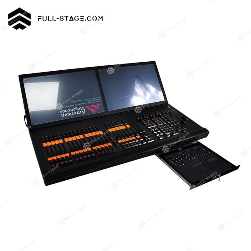 Consola de Iluminación Profesional de Escenario I7MA Dark Horse Grand MA 2 Bar DMX512