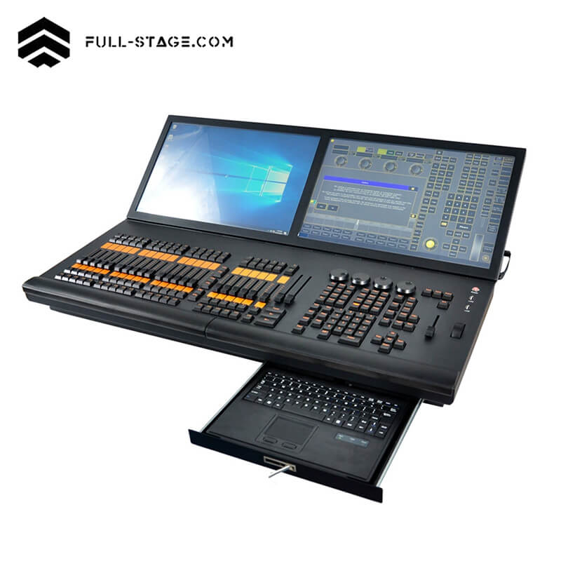 Consola de Iluminación Profesional de Escenario I7MA Dark Horse Grand MA 2 Bar DMX512