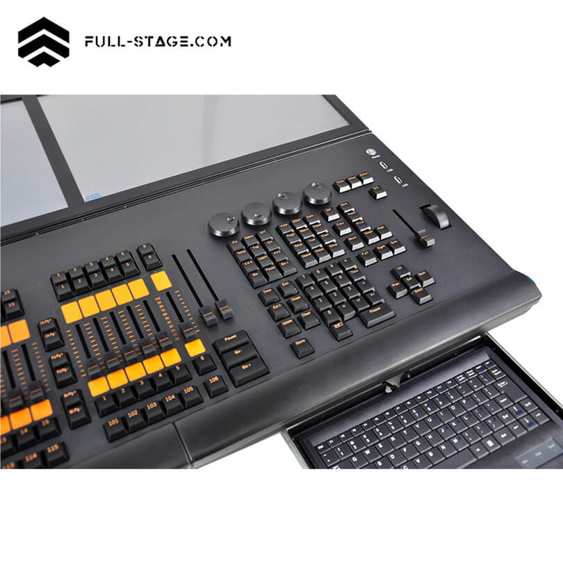 Consola de Iluminación Profesional de Escenario I7MA Dark Horse Grand MA 2 Bar DMX512