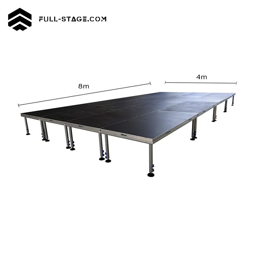 Set de Escenario Modular Full-Stage Pro 8x4m - Escenario de Concierto - Imagen 1 Set de Escenario Modular Full-Stage Pro 8x4m - Full-Stage