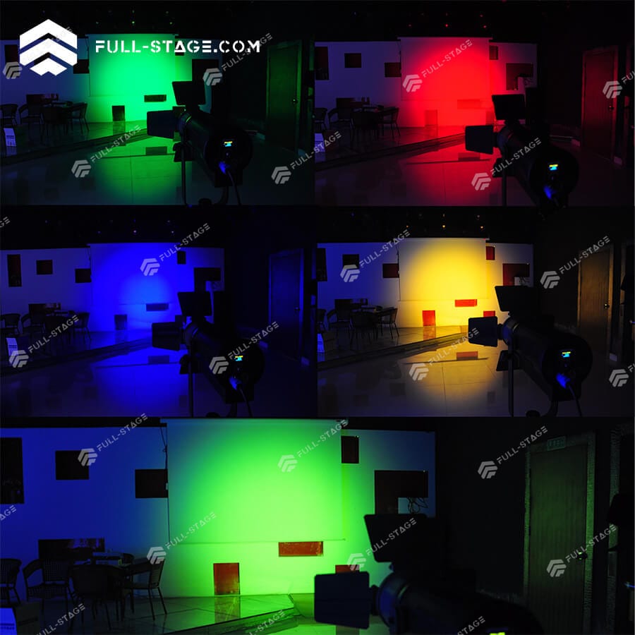 مصباح فرينل سبوت RGBAL 100 واط - أضواء المسرح - Imagen 17 مصباح فرينل سبوت RGBAL 100 واط - Full-Stage