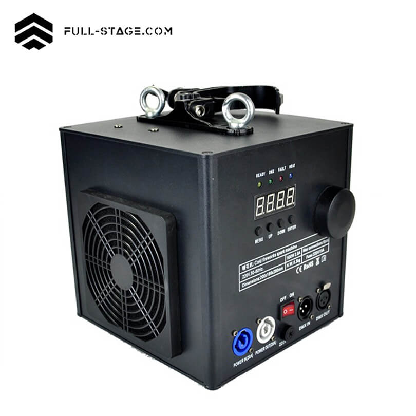 Hanging Sparkular de 500W – Efectos de Chispa Fría con Control DMX - Sparkular Machine - Imagen 9 Hanging Sparkular de 500W – Efectos de Chispa Fría con Control DMX - Full-Stage