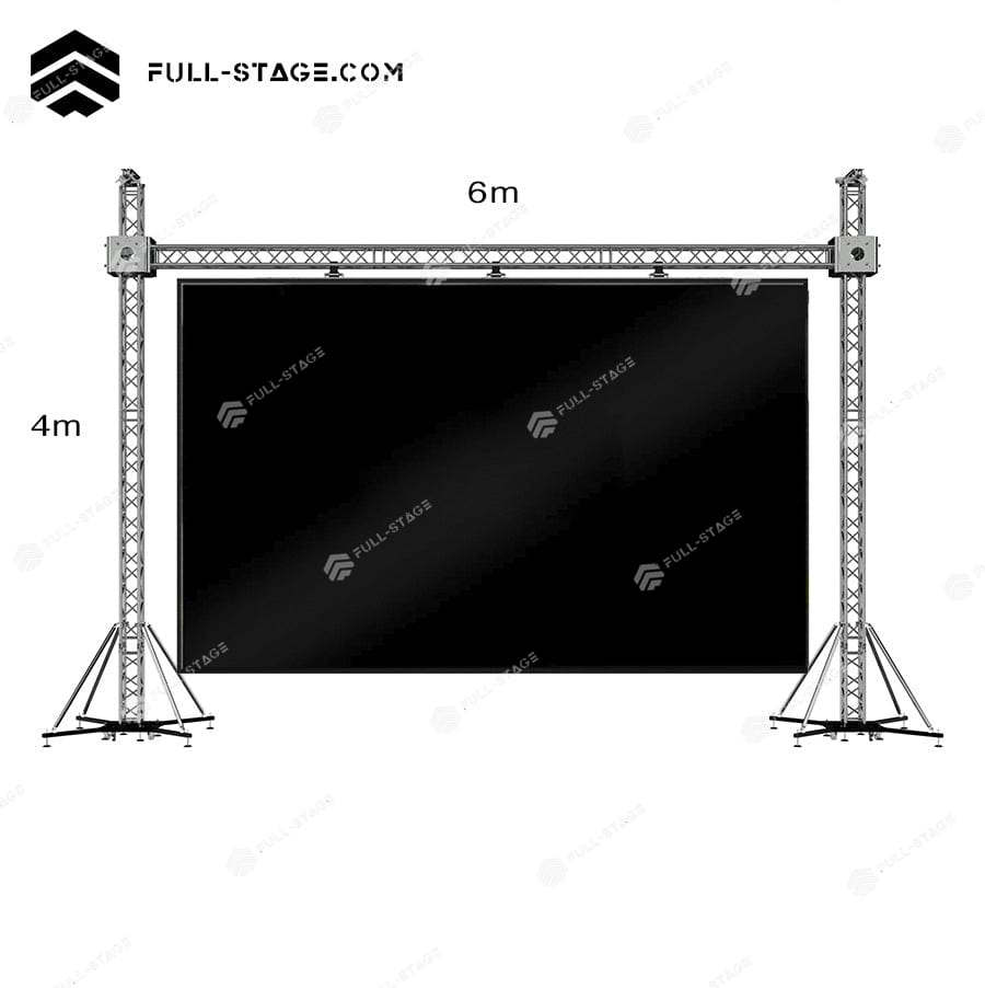 Set Truss para Pantalla LED de 6x3 metros - Kit de elevación Torre Truss - Imagen 1 Set Truss para Pantalla LED de 6x3 metros - Full-Stage