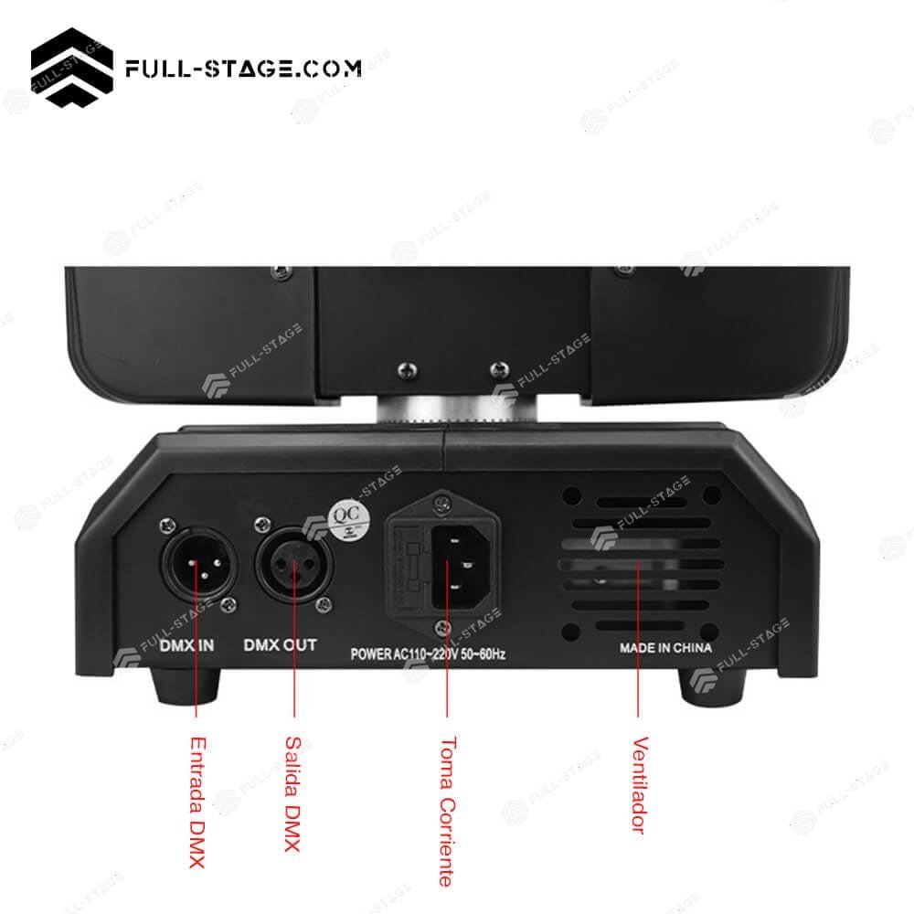 مصباح ليزر RGBW 120 وات ✓ - مصباح ليزر - Imagen 5 Diseño Excepcional: Lámpara Fusión Láser RGBW 120W de Full-Stage - Full-Stage