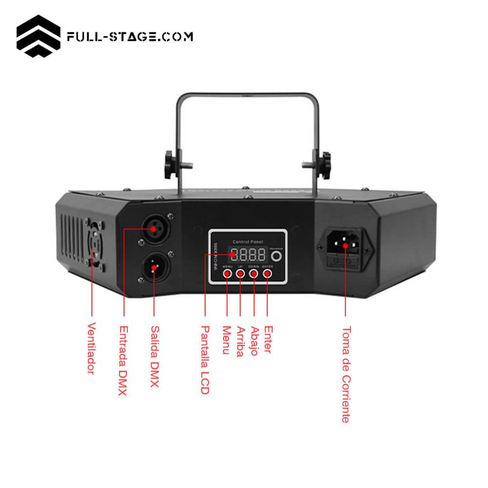 Lámpara Láser Infinity RGB 50W ✓ - Lampara Laser - Imagen 6 Innovación en Movimiento: Lámpara Láser Infinity RGB 50W de Full-Stage - Full-Stage