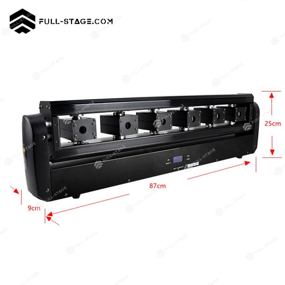 Lámpara Láser Móvil RGB 6 en 1 de 250W ✓ - Lampara Laser - Imagen 8 Efectos Personalizados: Lámpara Láser Móvil RGB 6 en 1 para Shows Profesionales - Full-Stage
