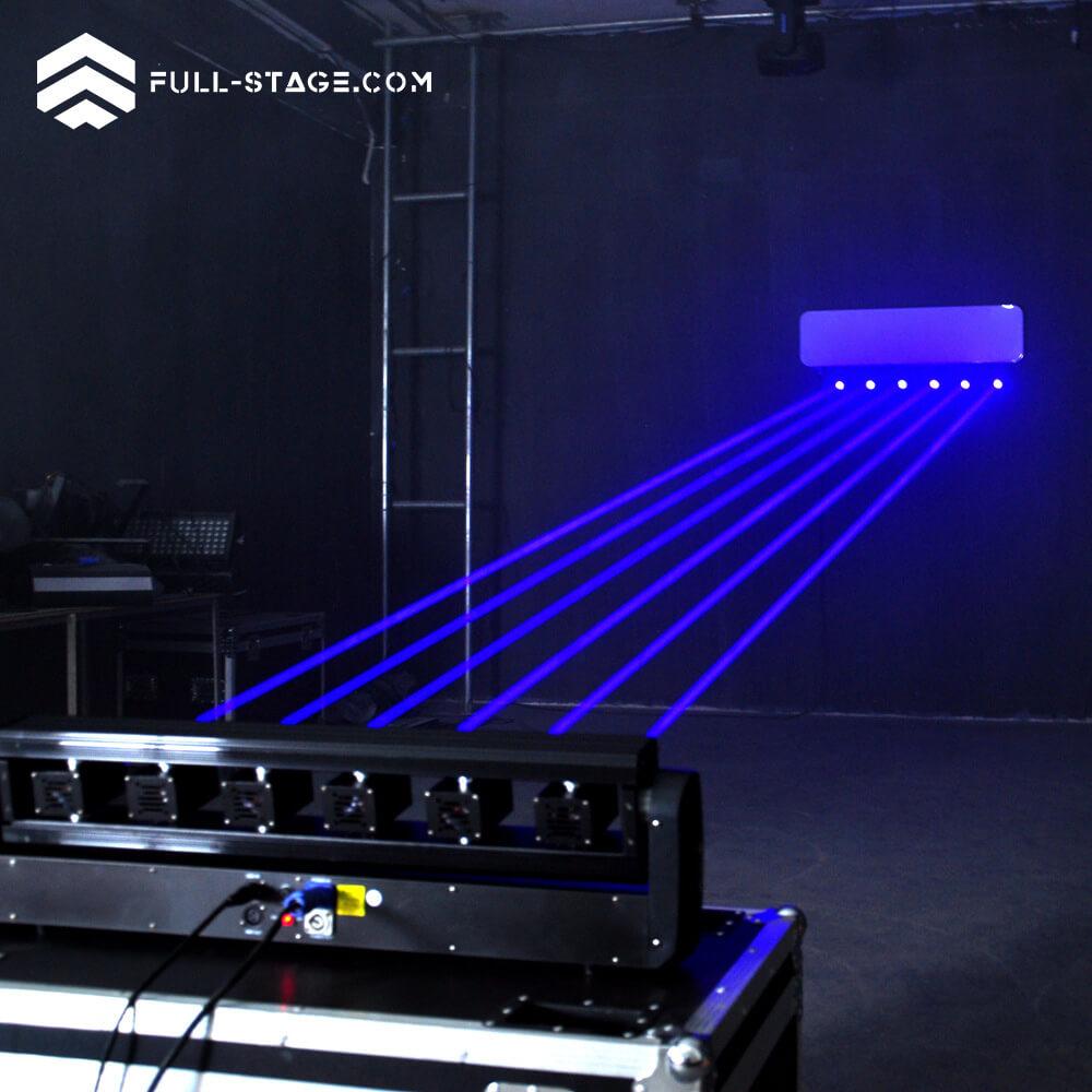 Calidad Visual: Lámpara Láser Móvil 6 en 1 de 250W para un Espectáculo Inigualable
