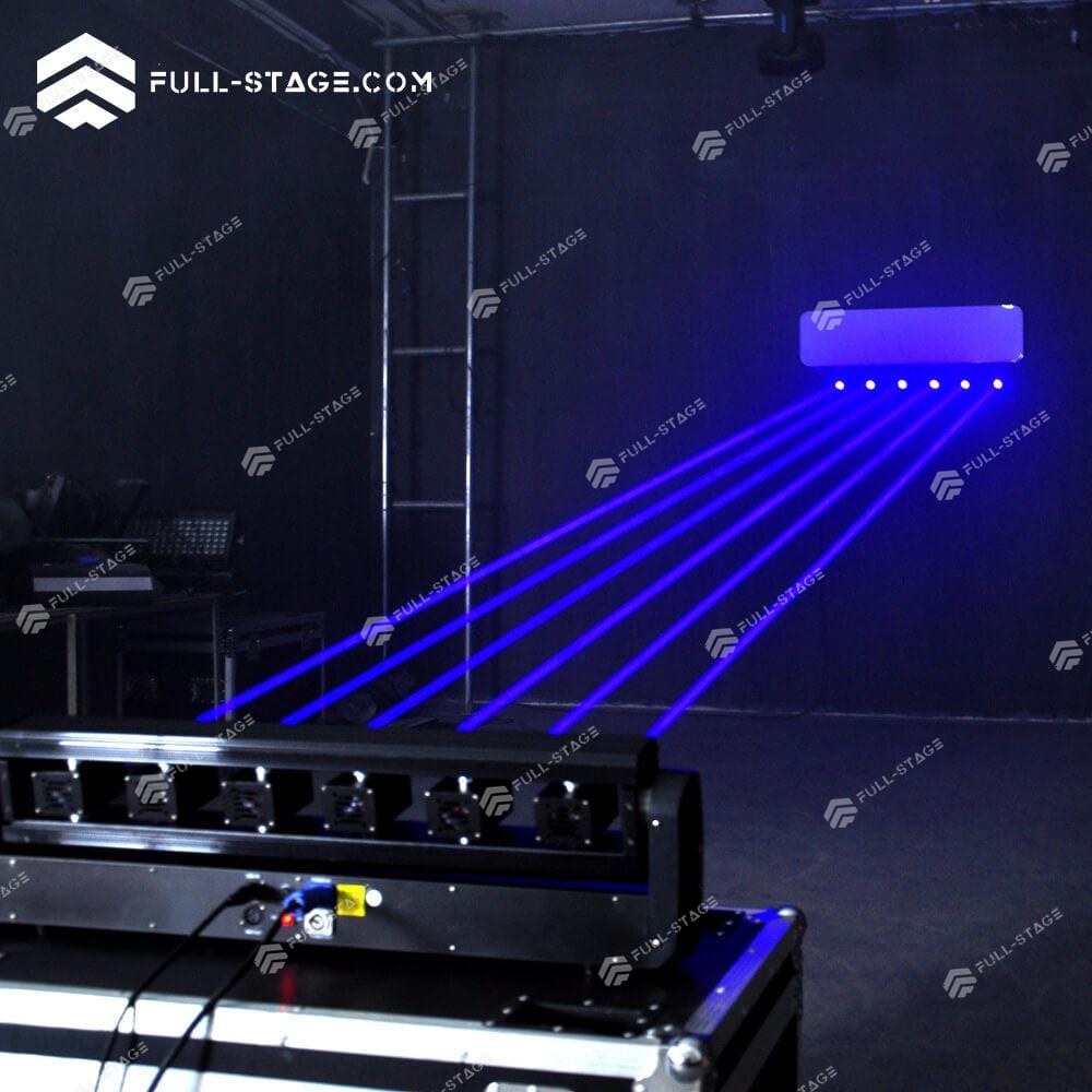 Lámpara Láser Móvil RGB 6 en 1 de 250W ✓ - Lampara Laser - Imagen 10 Calidad Visual: Lámpara Láser Móvil 6 en 1 de 250W para un Espectáculo Inigualable - Full-Stage