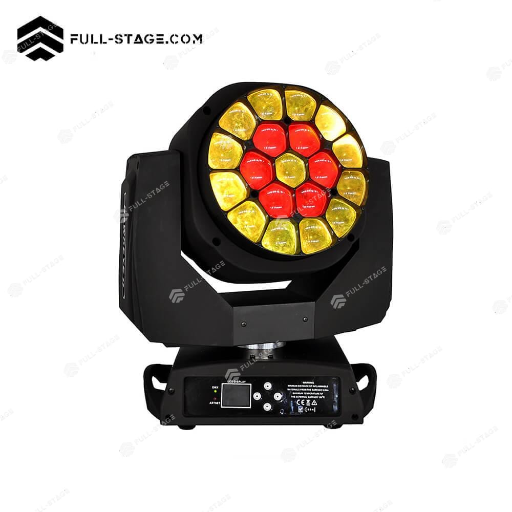 مصباح LED عين النحل RGBW 19x20W 450W - - Imagen 1 Rendimiento superior: Lámpara LED Full-Stage Bee Eye - Full-Stage