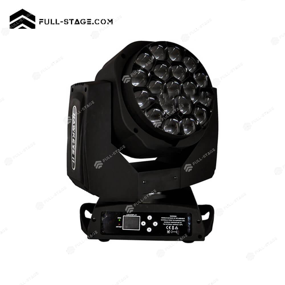 مصباح LED عين النحل RGBW 19x20W 450W - - Imagen 2 Configuración fácil con la Lámpara Bee Eye de Full-Stage - Full-Stage