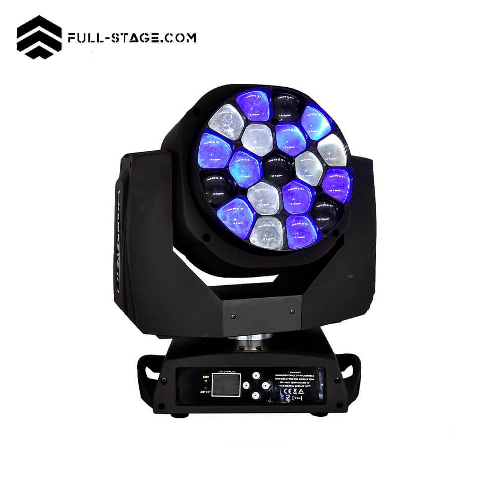 Lámpara LED Bee Eye RGBW 19x20W 450W - - Imagen 12 Full-Stage: Lámpara RGBW Bee Eye para eventos de alto nivel - Full-Stage