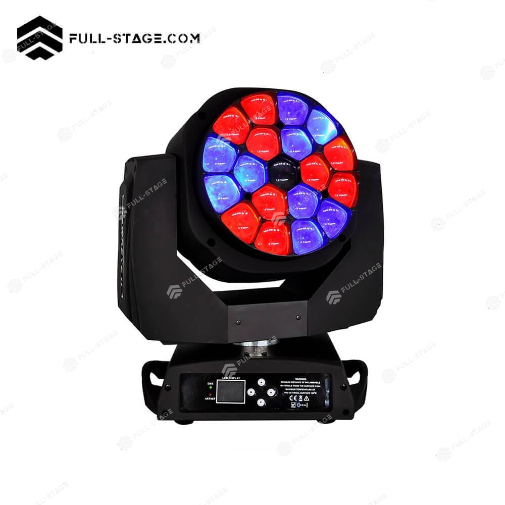 مصباح LED عين النحل RGBW 19x20W 450W - - Imagen 13 Experiencia visual única: Lámpara Bee Eye 19x20w de Full-Stage - Full-Stage