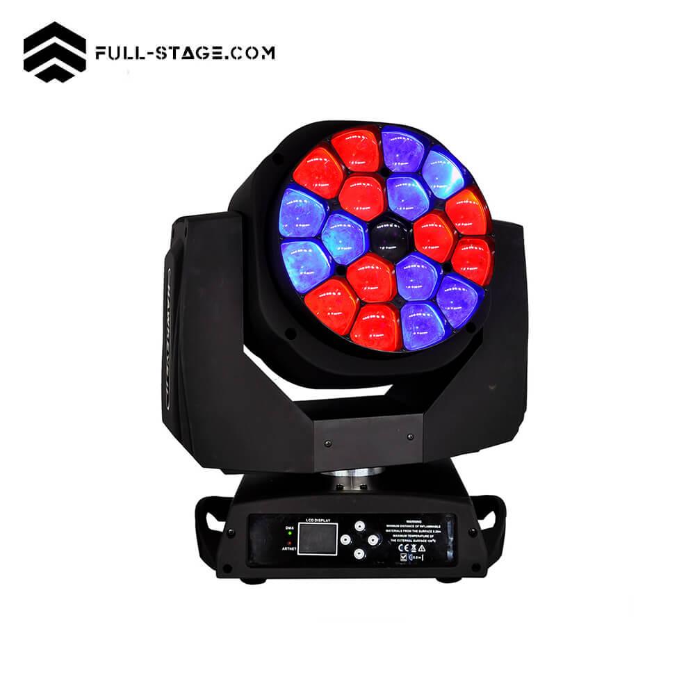 Lámpara LED Bee Eye RGBW 19x20W 450W - - Imagen 13 Experiencia visual única: Lámpara Bee Eye 19x20w de Full-Stage - Full-Stage