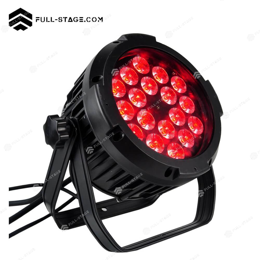 مصباح LED Par 18 × 12 وات IP65