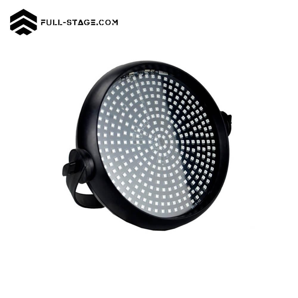 Lámpara Strobe Led RGB Circular 80W: Impacta con efectos luminosos intensos.