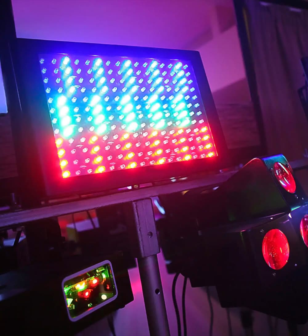 Luces estroboscópicas LED Full-Stage para DJs y conciertos