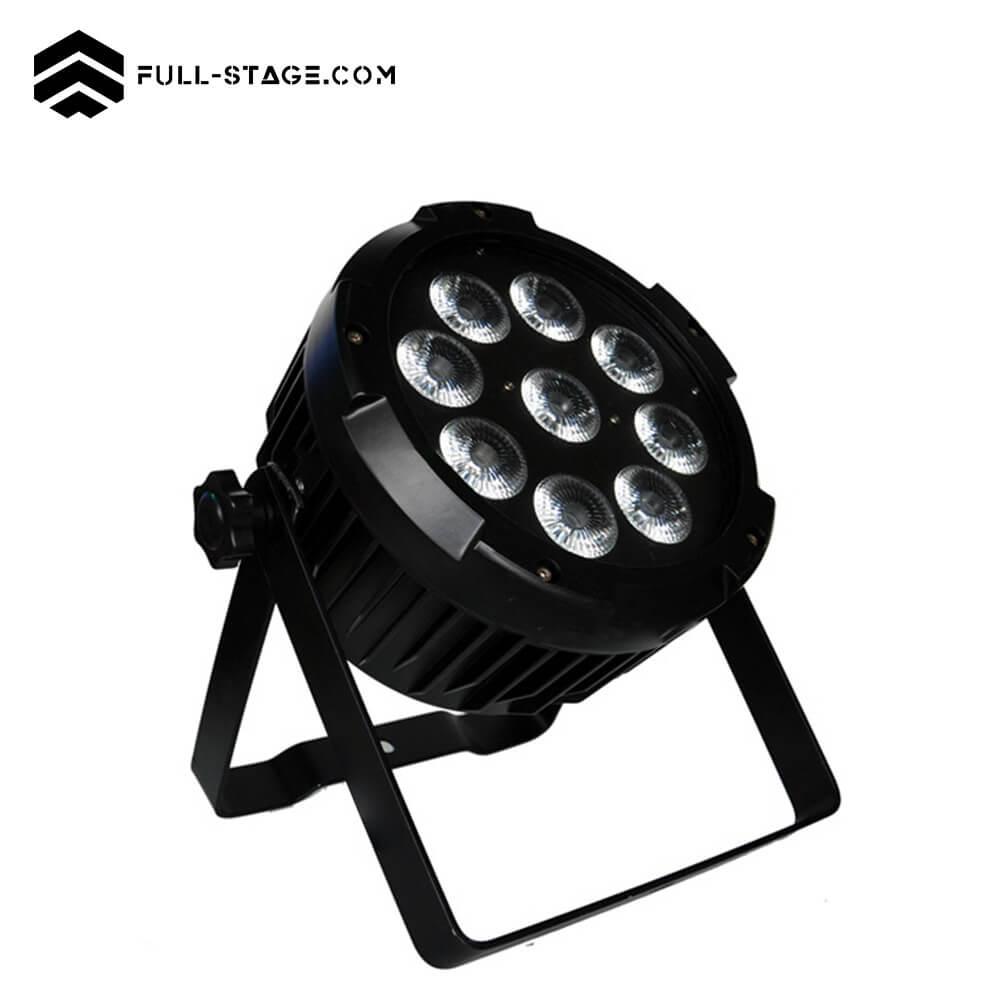 Luz Par LED 9x18W RGBWAP Inalámbrica