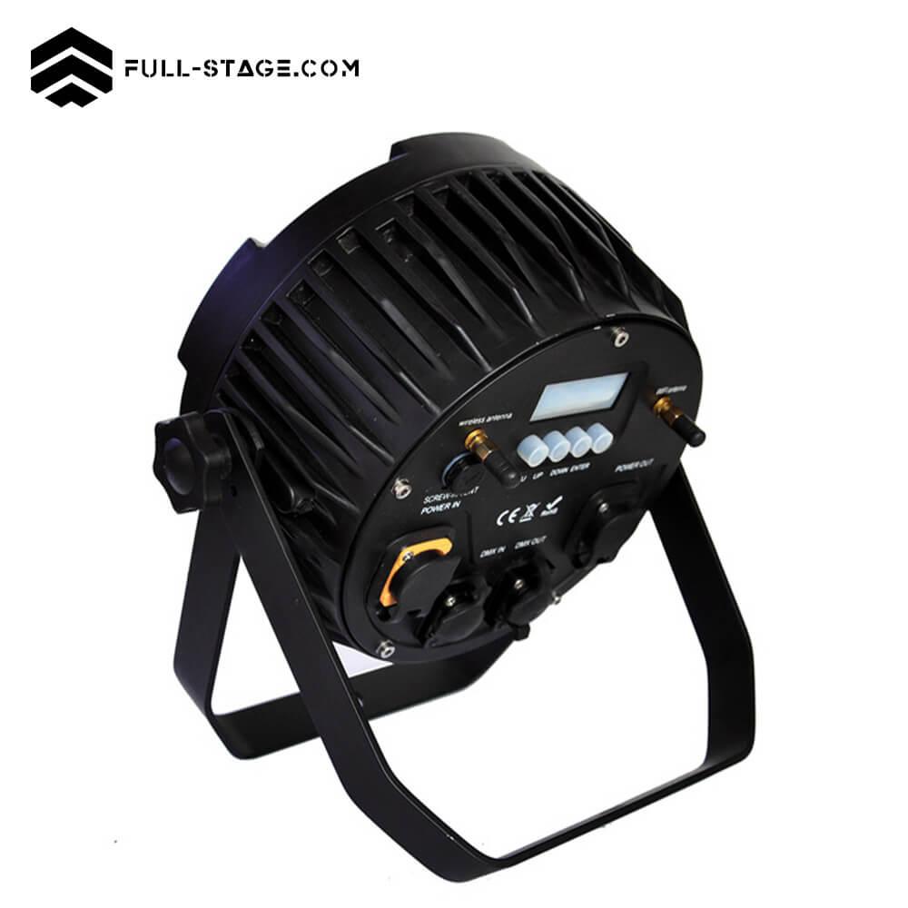 Experiencia Visual Completa: Luz Par LED 9x18W Inalámbrica RGBWAP de Full-Stage