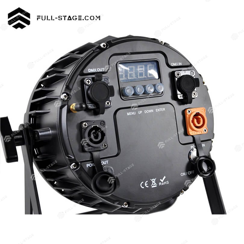 مصباح LED Par 12x6W RGBWA + UV IP65 قابل لإعادة الشحن - أدى ضوء الاسمية - Imagen 7 مصباح LED Par 12x6W RGBWA + UV IP65 قابل لإعادة الشحن - Full-Stage