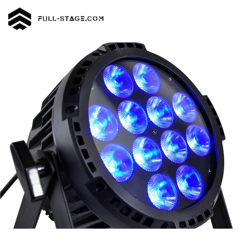 Par LED 12x6W RGBWA + UV IP65 Recargable