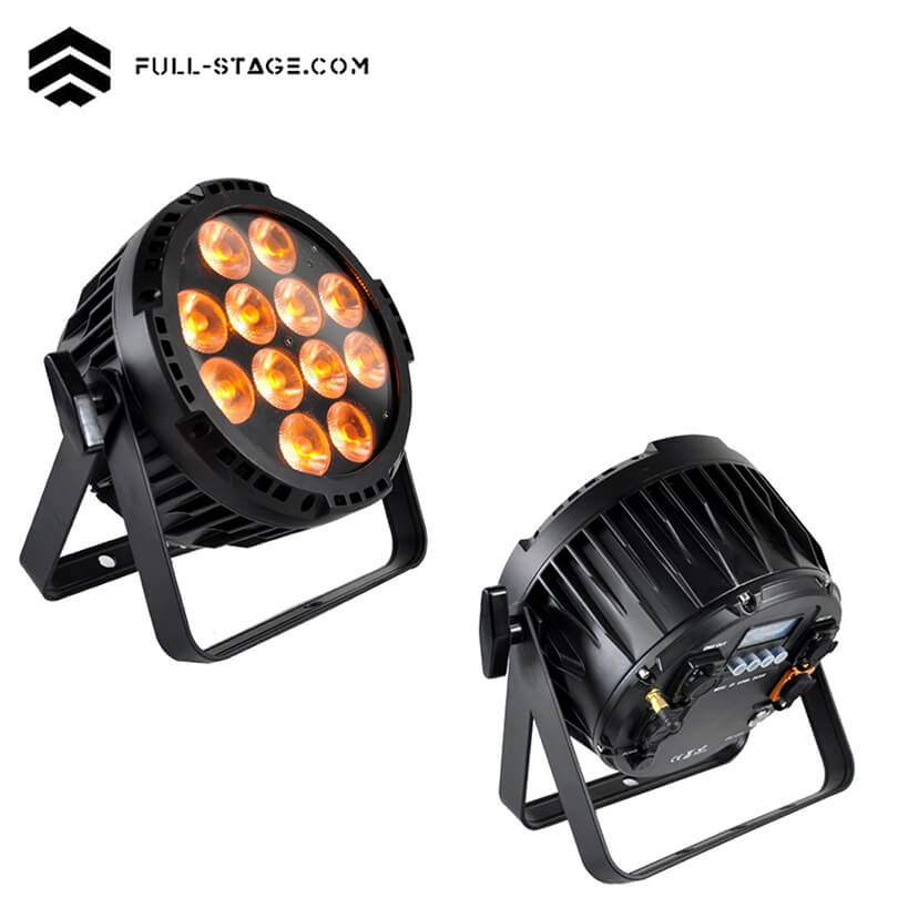 Par LED 12x6W RGBWA + UV IP65 Recargable