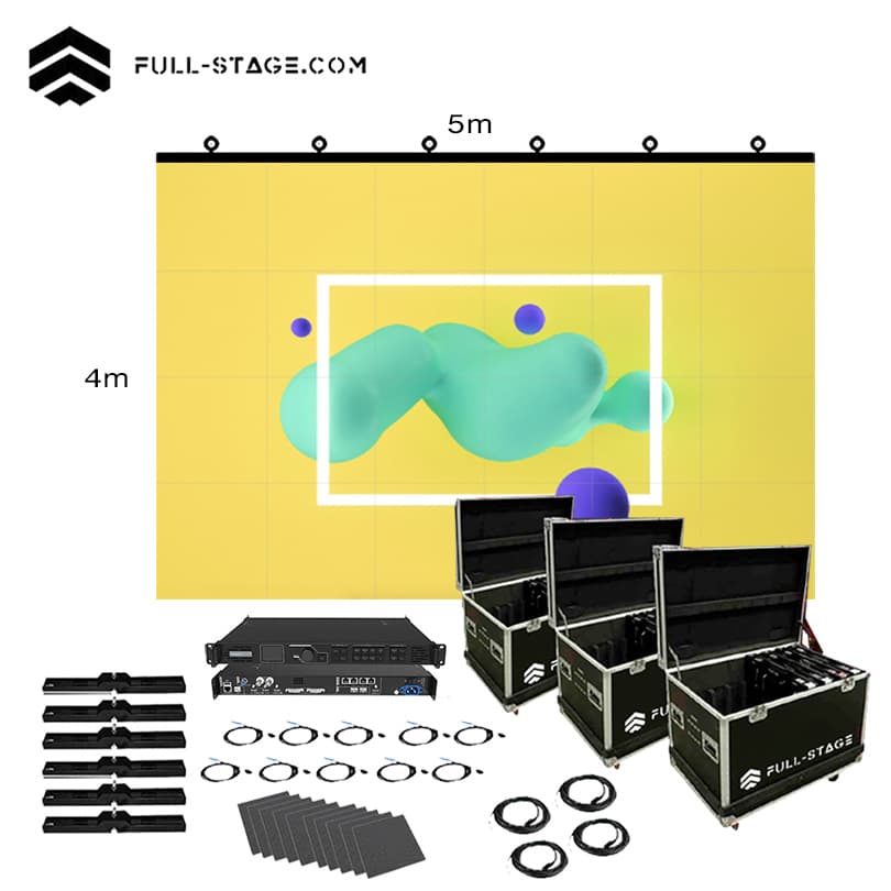 Pantalla LED Exterior P2.6 de 5x4 metros - Pantalla Led Gigante Exterior - Imagen 1 Pantalla LED Exterior P2.6 de 5x4 metros - Full-Stage