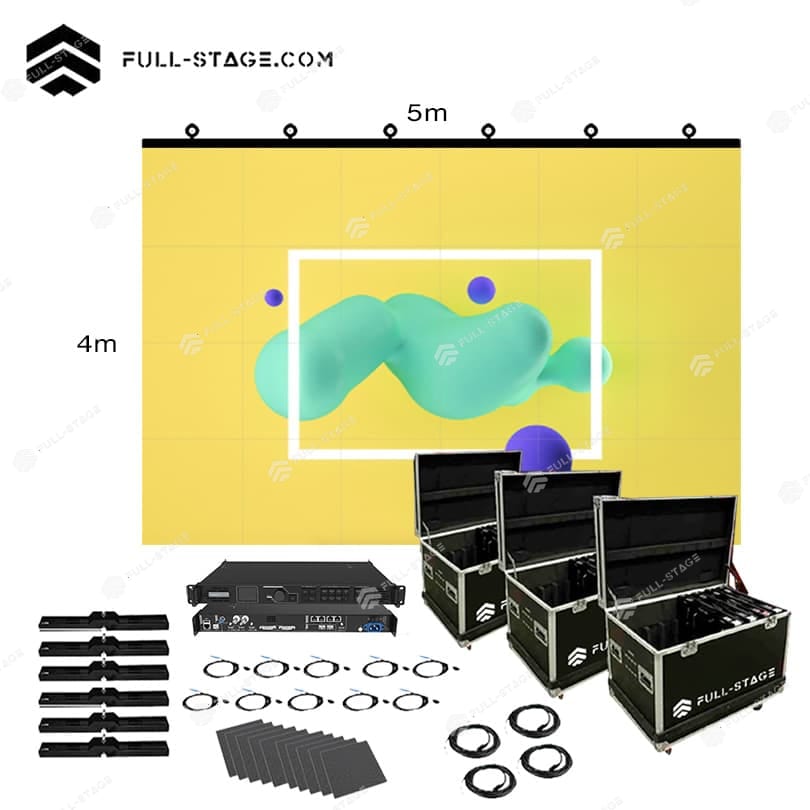 شاشة LED خارجية P2.6 مقاس 5 × 4 متر