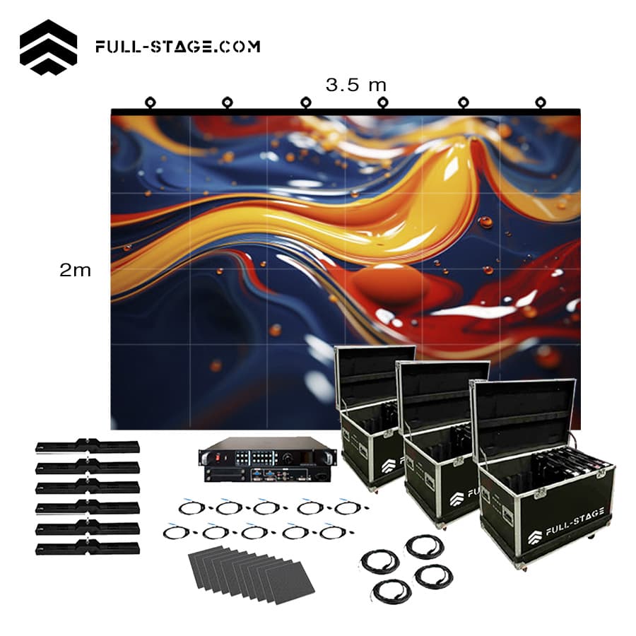 Pantalla LED Exterior P2.6 de 3.5x2 metros - Pantalla Led Exterior - Imagen 1 Pantalla LED Exterior P2.6 de 3.5x2 metros - Full-Stage