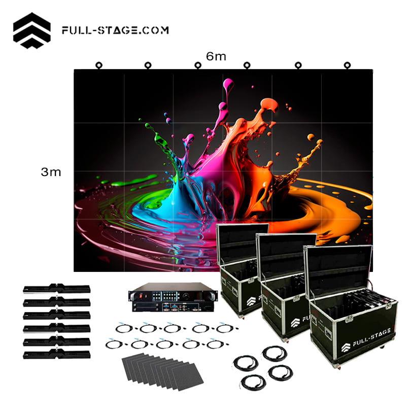 6x3 meters P4.81 outdoor LED display