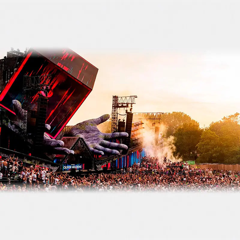 Pantalla LED Exterior P3.91 en festival de EDM