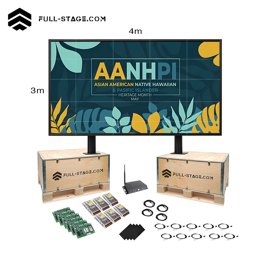Pantalla LED Publicitaria Exterior P4 de 4x3 metros - Pantalla LED Publicitaria - Imagen 1 Pantalla LED Publicitaria Exterior P4 de 4x3 metros - Full-Stage