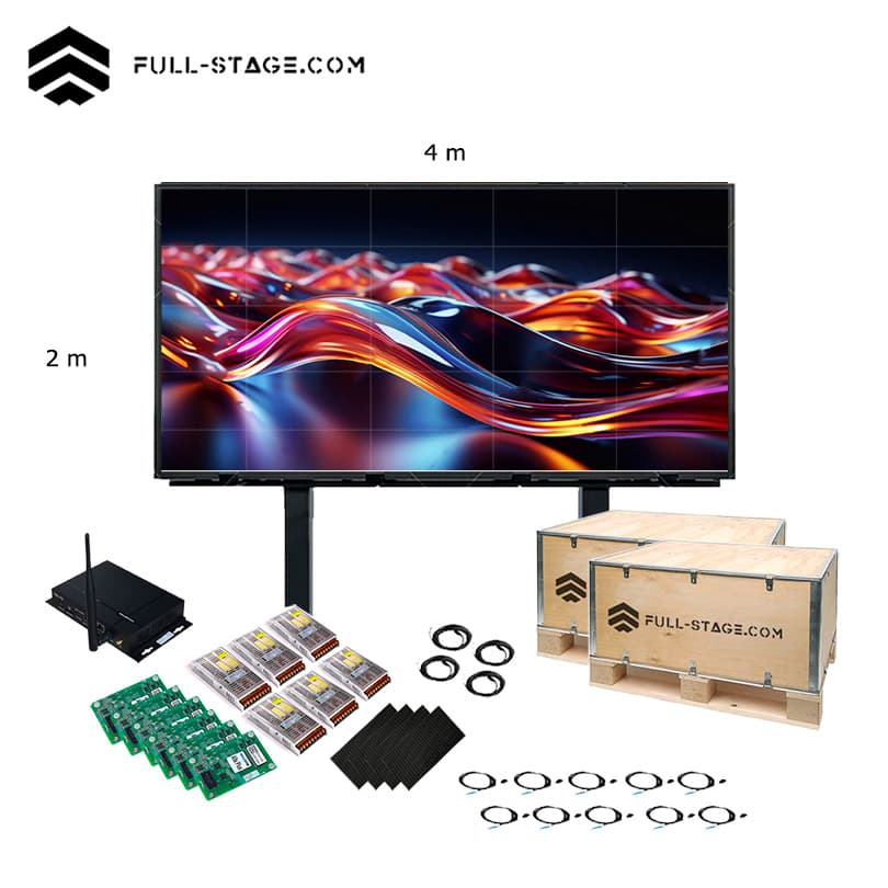 Pantalla LED Publicitaria Exterior P5 de 4x2 metros Full-Stage