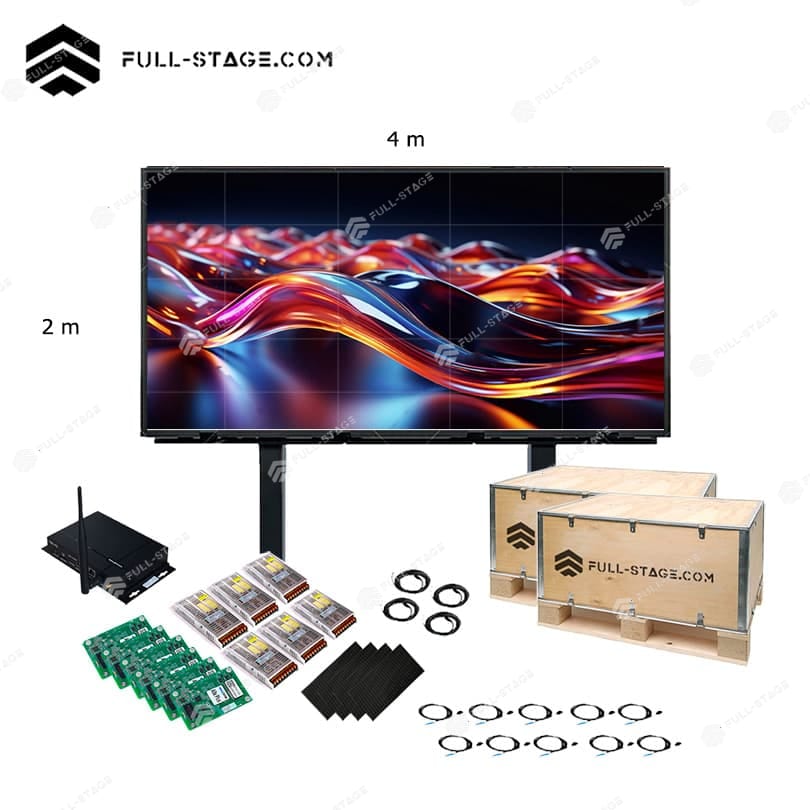 Pantalla LED Publicitaria Exterior P5 de 4x2 metros Full-Stage