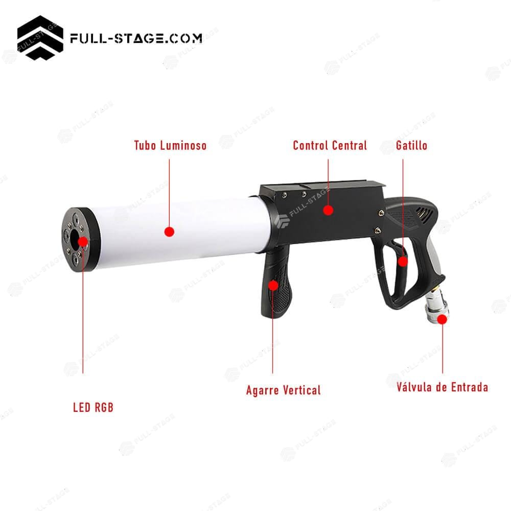 Pistola de Humo CO2: Efectos Especiales de Alta Calidad de Full-Stage