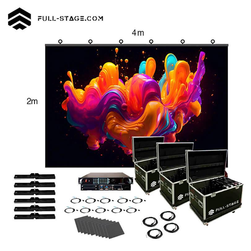 Pantalla LED Exterior P2.6 de 4x2 metros full-stage