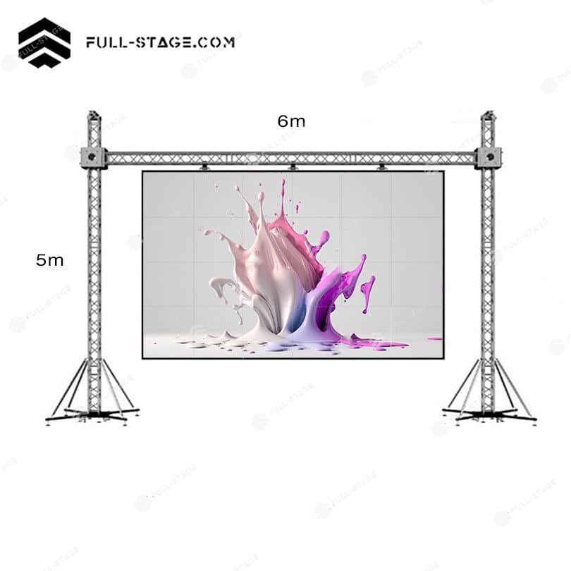 Truss Set for 6x4 Meter LED Screen - Truss Tower Lifting Kit - Imagen 1 Truss Set for 6x4 Meter LED Screen - Full-Stage