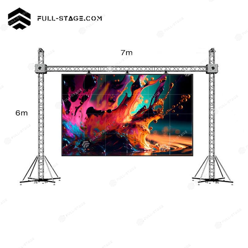 Truss Set for 6x5 Meter LED Screen - Truss Tower Lifting Kit - Imagen 1 Truss Set for 6x5 Meter LED Screen - Full-Stage