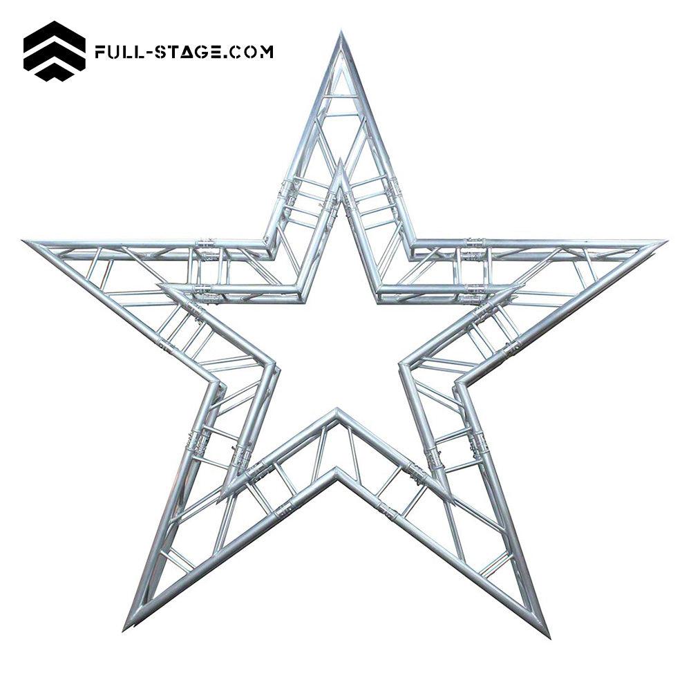 Estrella de 5 puntas en Truss F34 de 3m