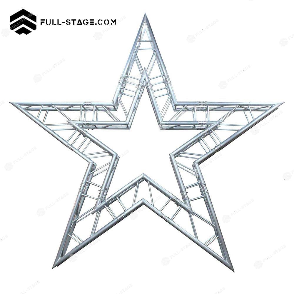 Estrella de 5 puntas en Truss F34 de 3m