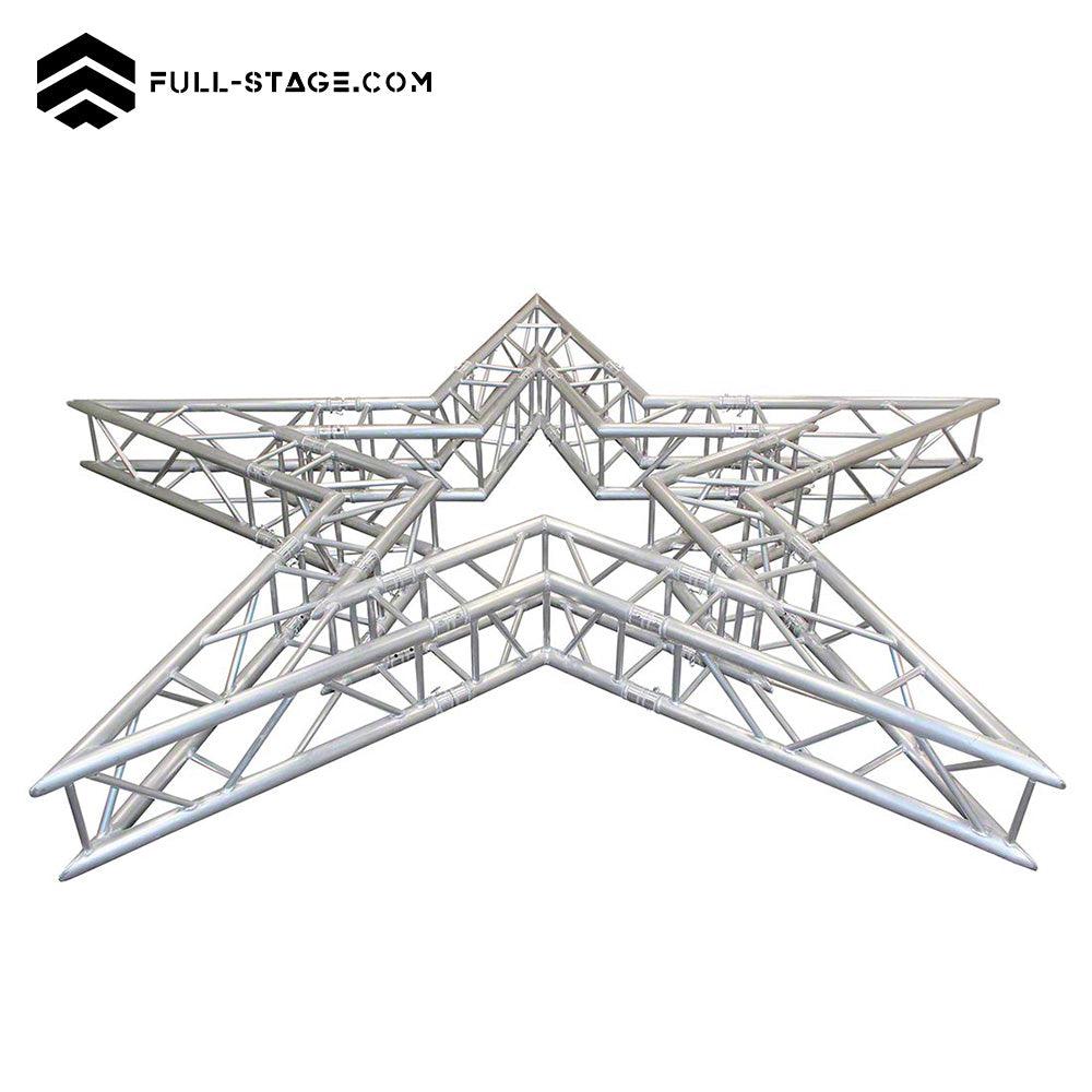 Estrella de 5 puntas en Truss F34 de 3m